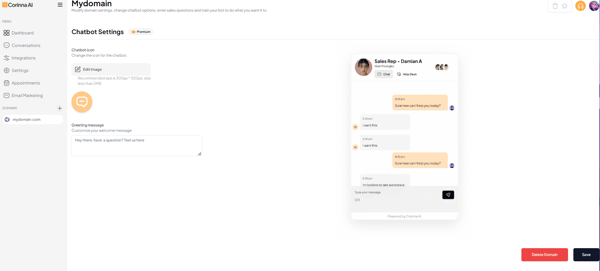 Saas AI Chatbot